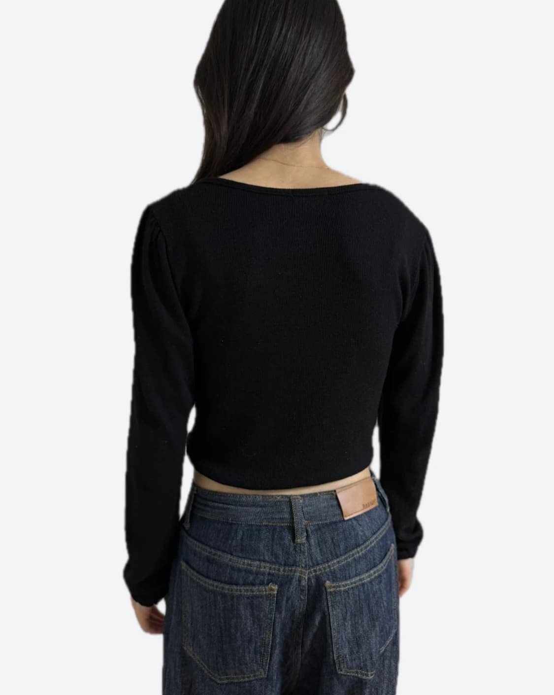 미니포에 퍼프 프릴 롱 슬리브 상품이미지2