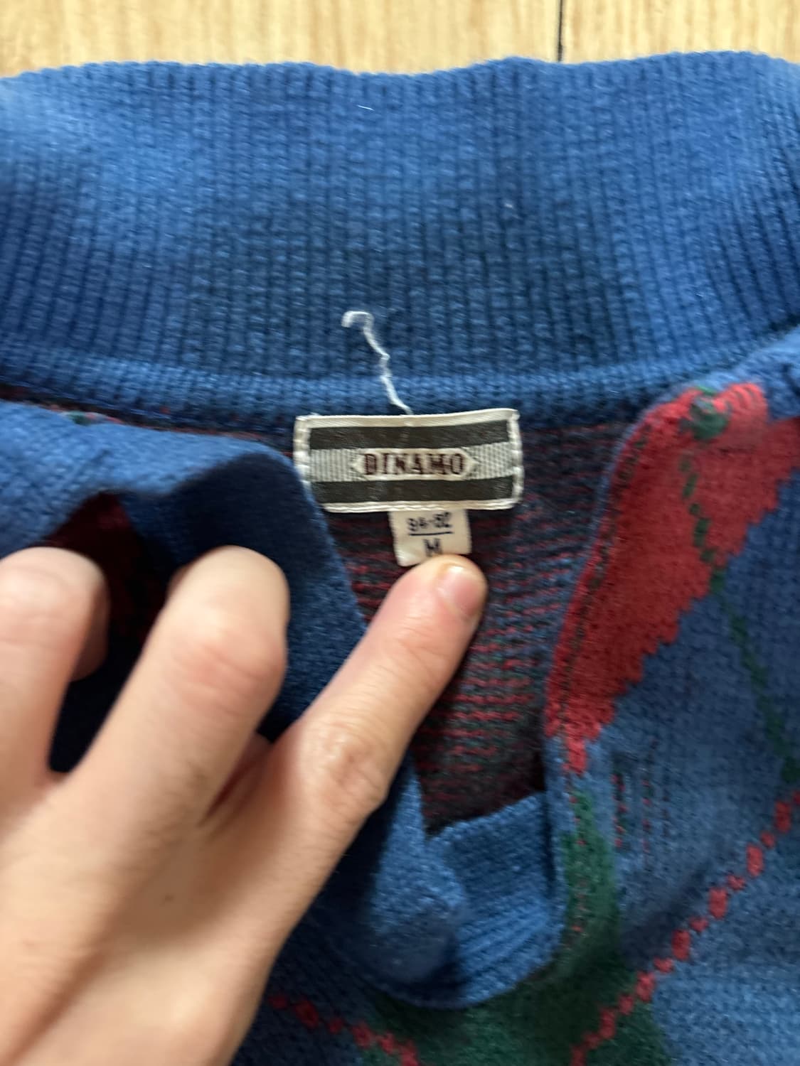 빈티지 아가일 카라니트 상품이미지2