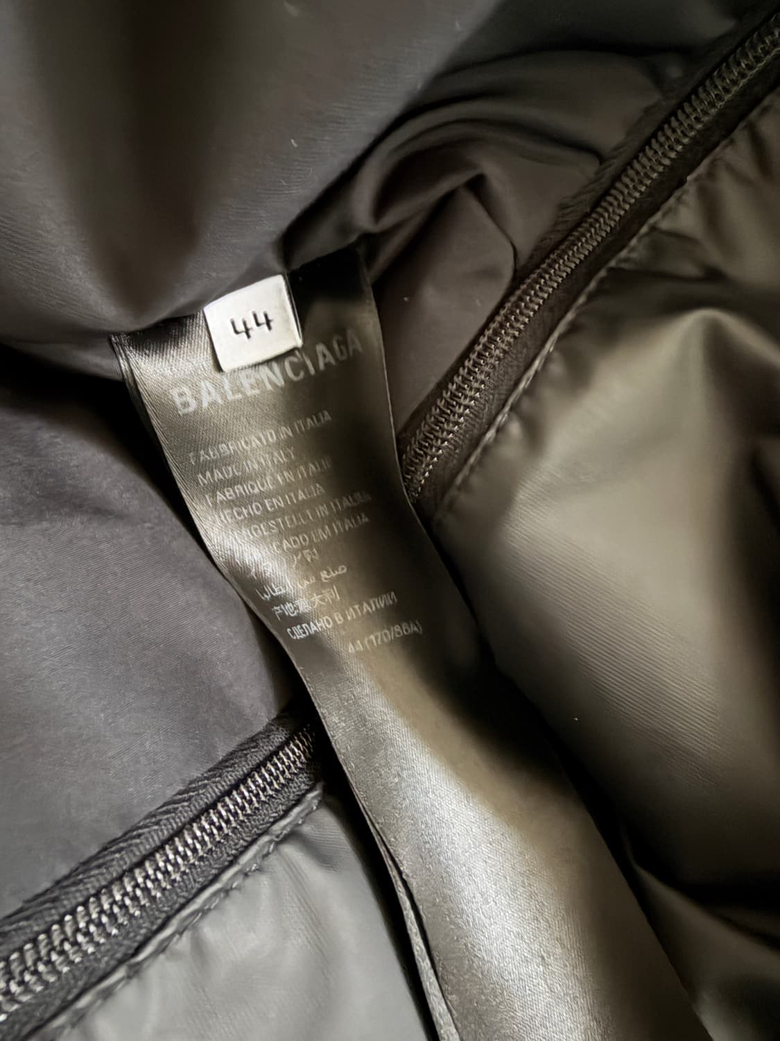 정품 발렌시아가 스키웨어 스키파카 블랙 44size 상품이미지3