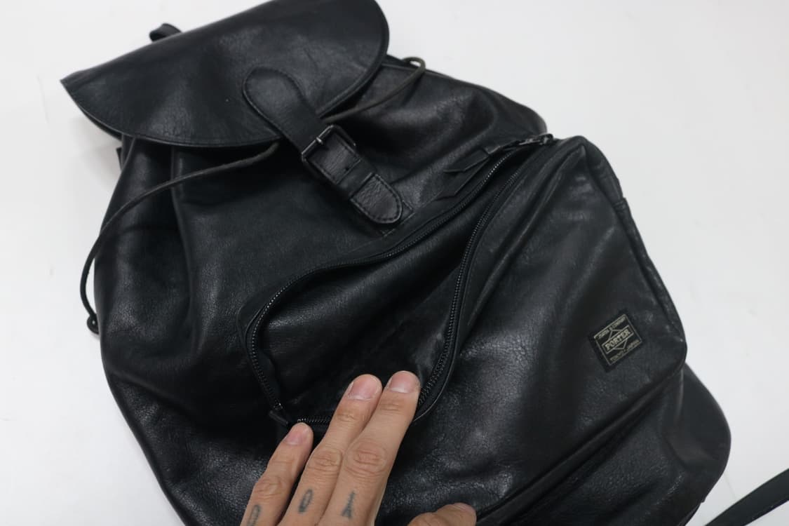 포터 코르티나 레더 럭색 백팩 상품이미지6