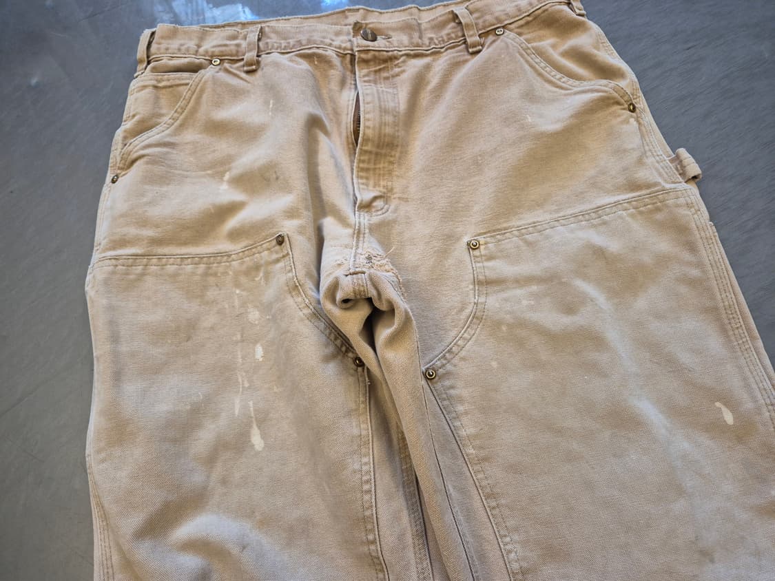 00s 칼하트 디스트레스드 더블니 팬츠 상품이미지6