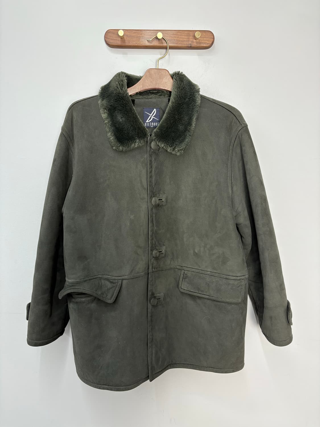 빌트모어 스웨이드 무스탕 하프 코트 A3415 상품이미지2