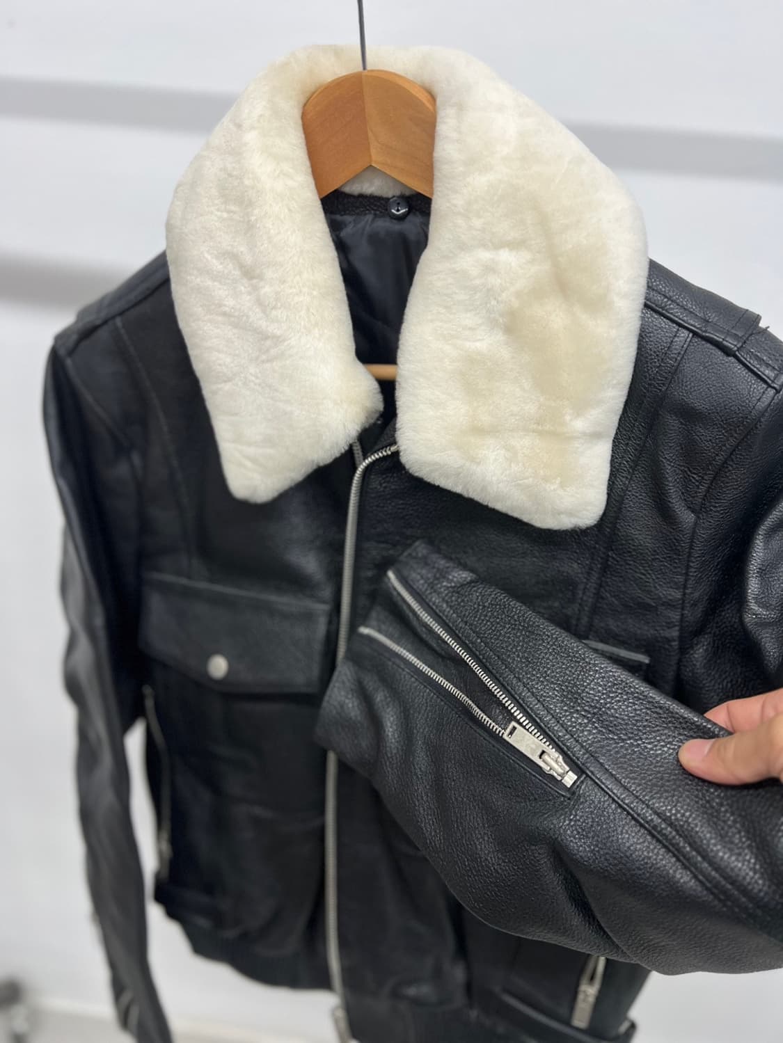 소가죽 항공퍼 자켓 상품이미지3