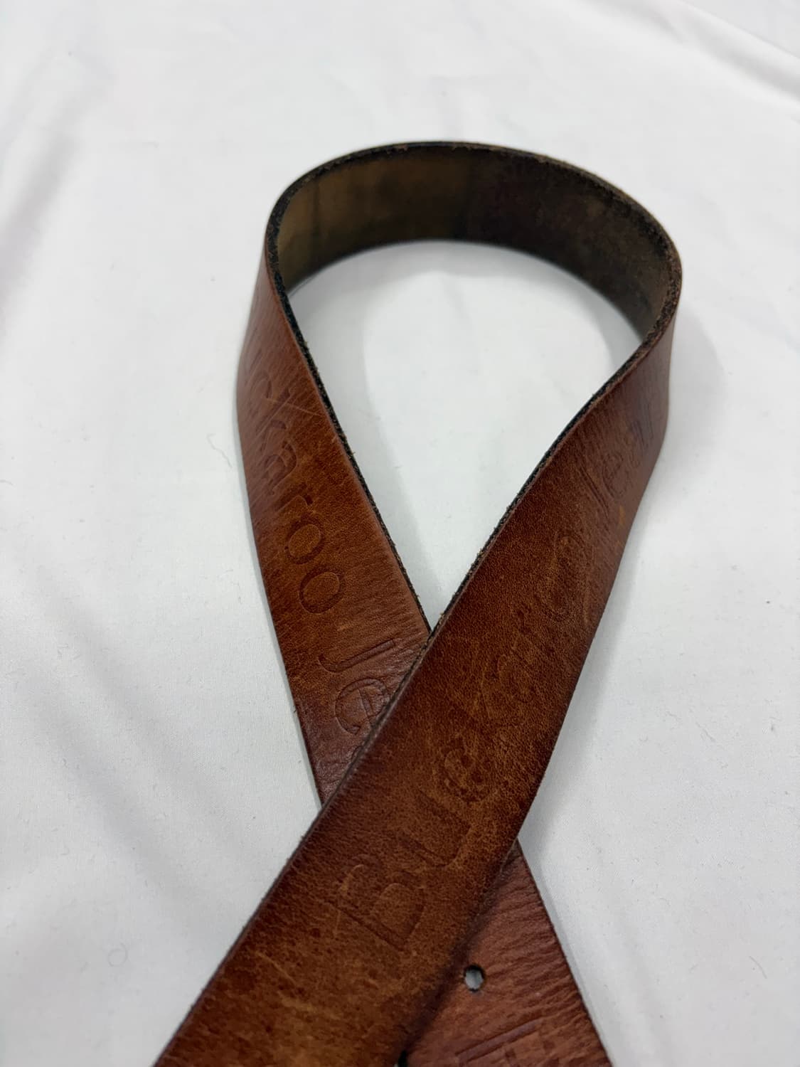 Buckaroo 버커루 웨스턴 브라운 레더 버클 벨트 상품이미지4