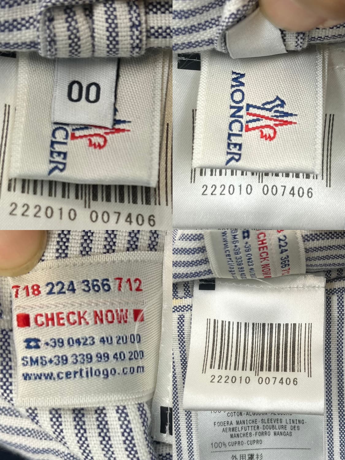 몽클레르 감마 블루 3B 블레이저 상품이미지6