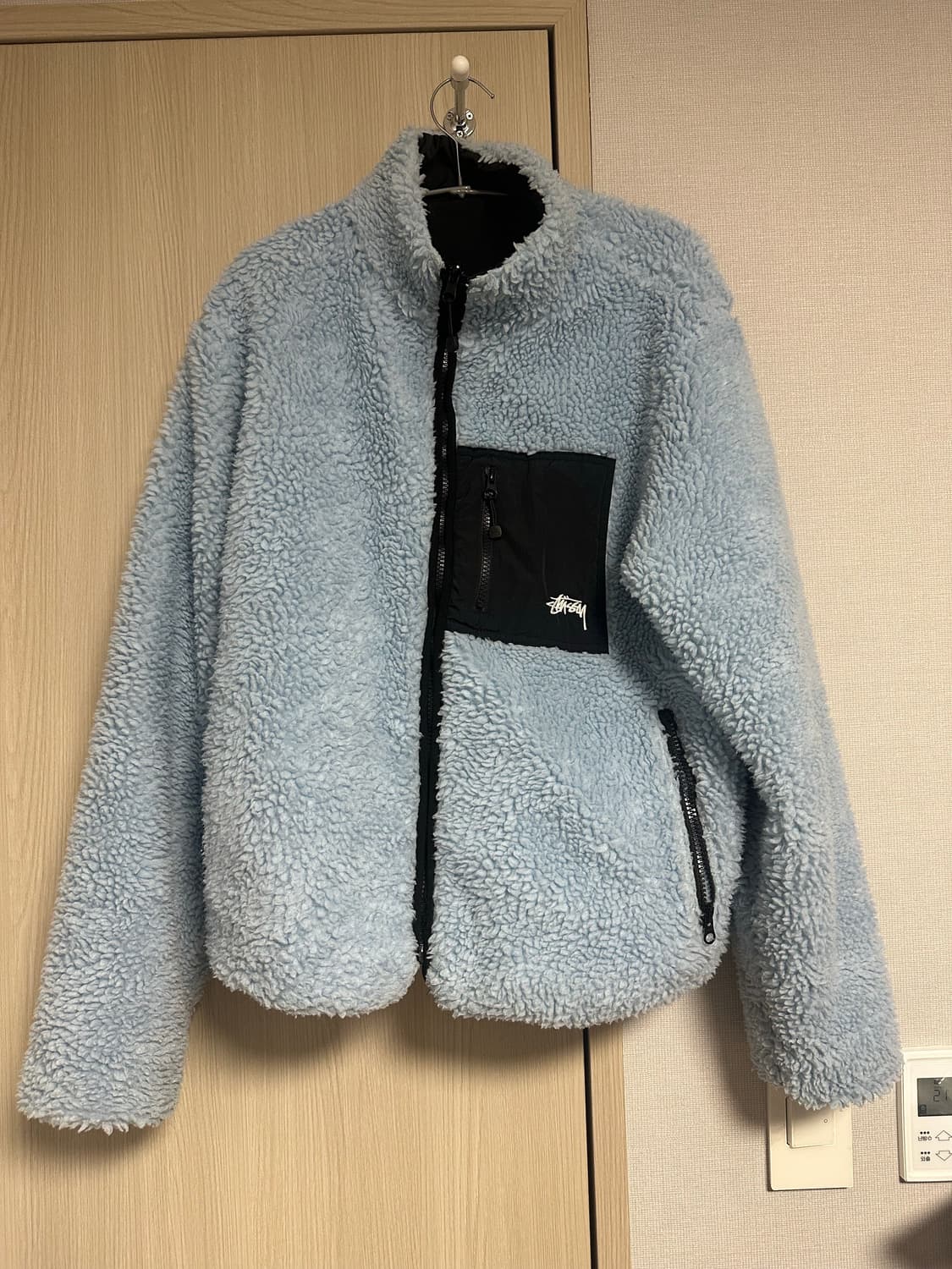 스투시 셰르파 리버시블 자켓 라이트 데님 M 상품이미지1