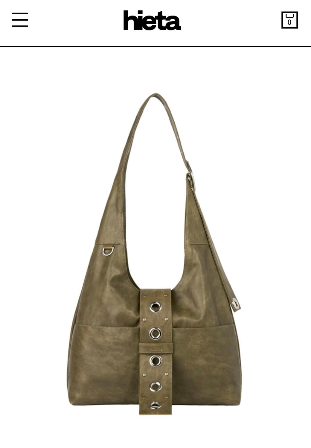 히에타 마샤백 hieta masha bag olive green 상품이미지2