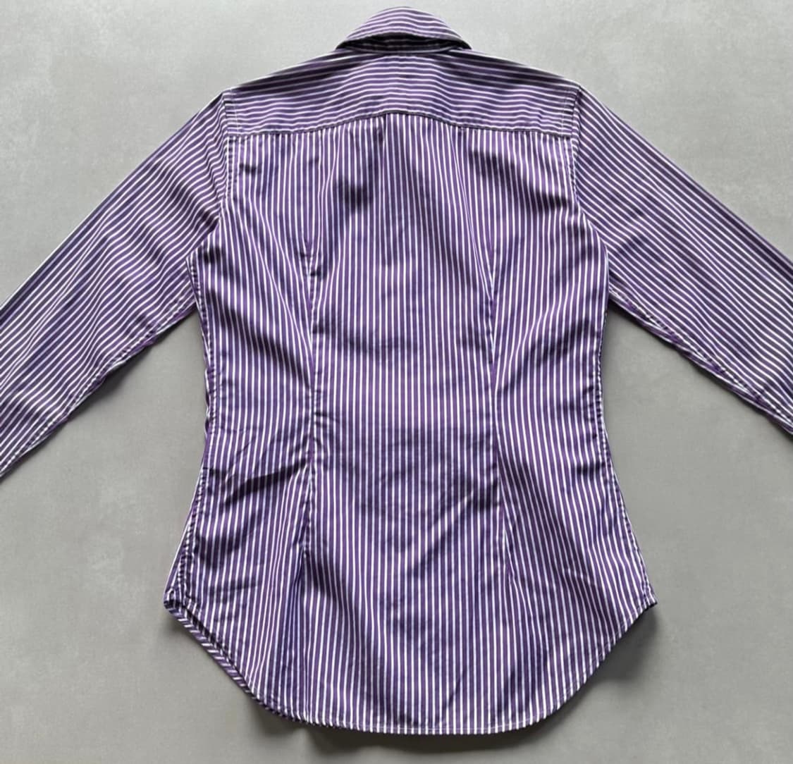 폴로 랄프로렌 스트라이프 셔츠 퍼플 상품이미지2