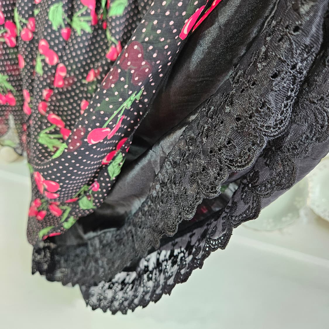 CECIL McBEE (세실 맥비) 체리 도트 코르셋 튜닉 상품이미지8