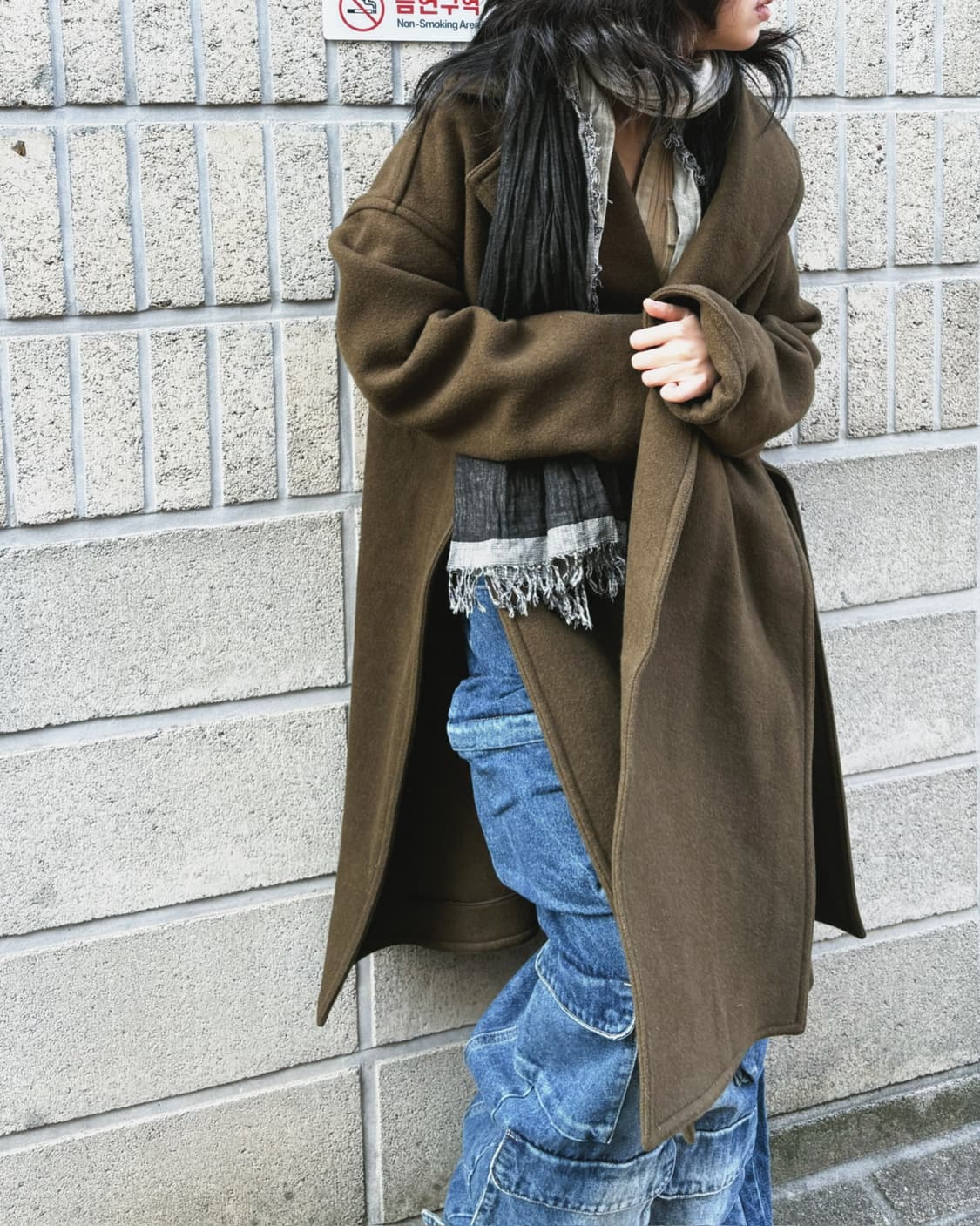 셀린느 피비 파블로 시즌 아카이브 사이드 디테일 오픈 코트 상품이미지2