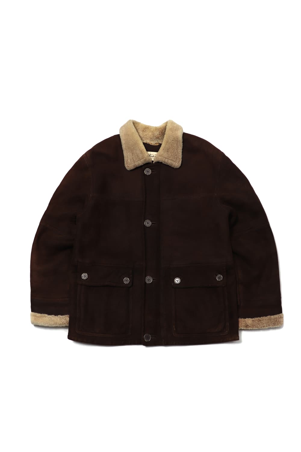 MATTHIAS 램스킨 스웨이드 시어링 무스탕 자켓 size 95 상품이미지1