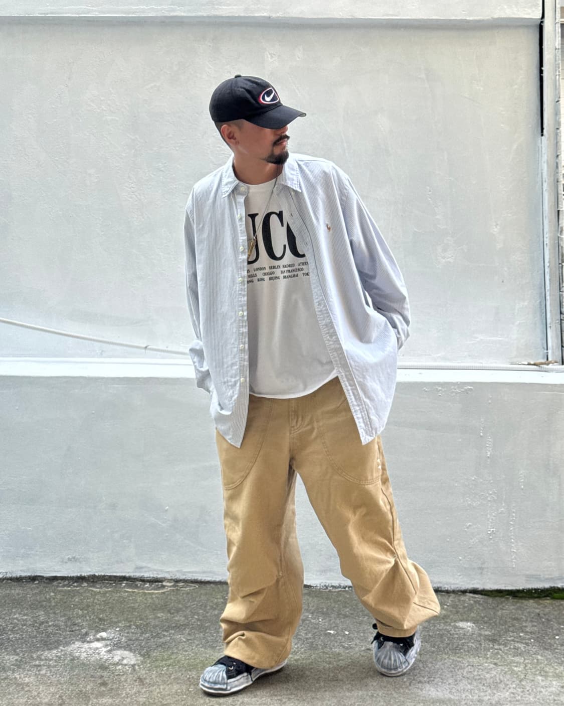Polo 폴로 90s 오버핏 스트라이프 셔츠 상품이미지1