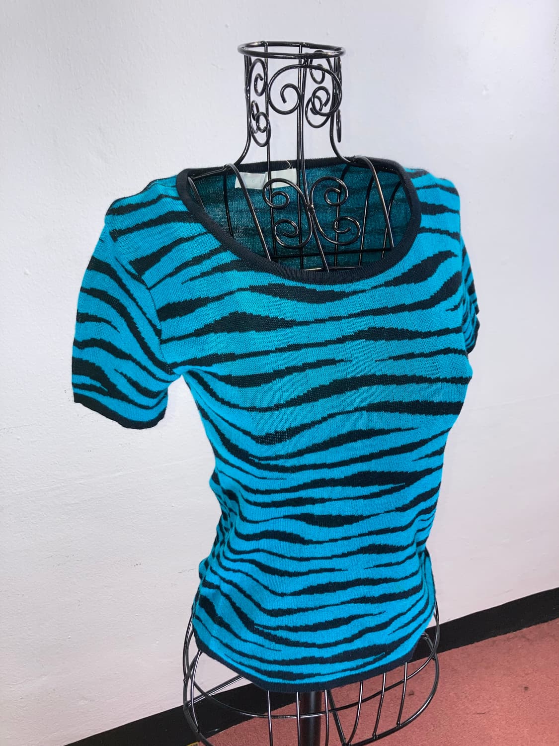 패턴 반팔니트 상품이미지4