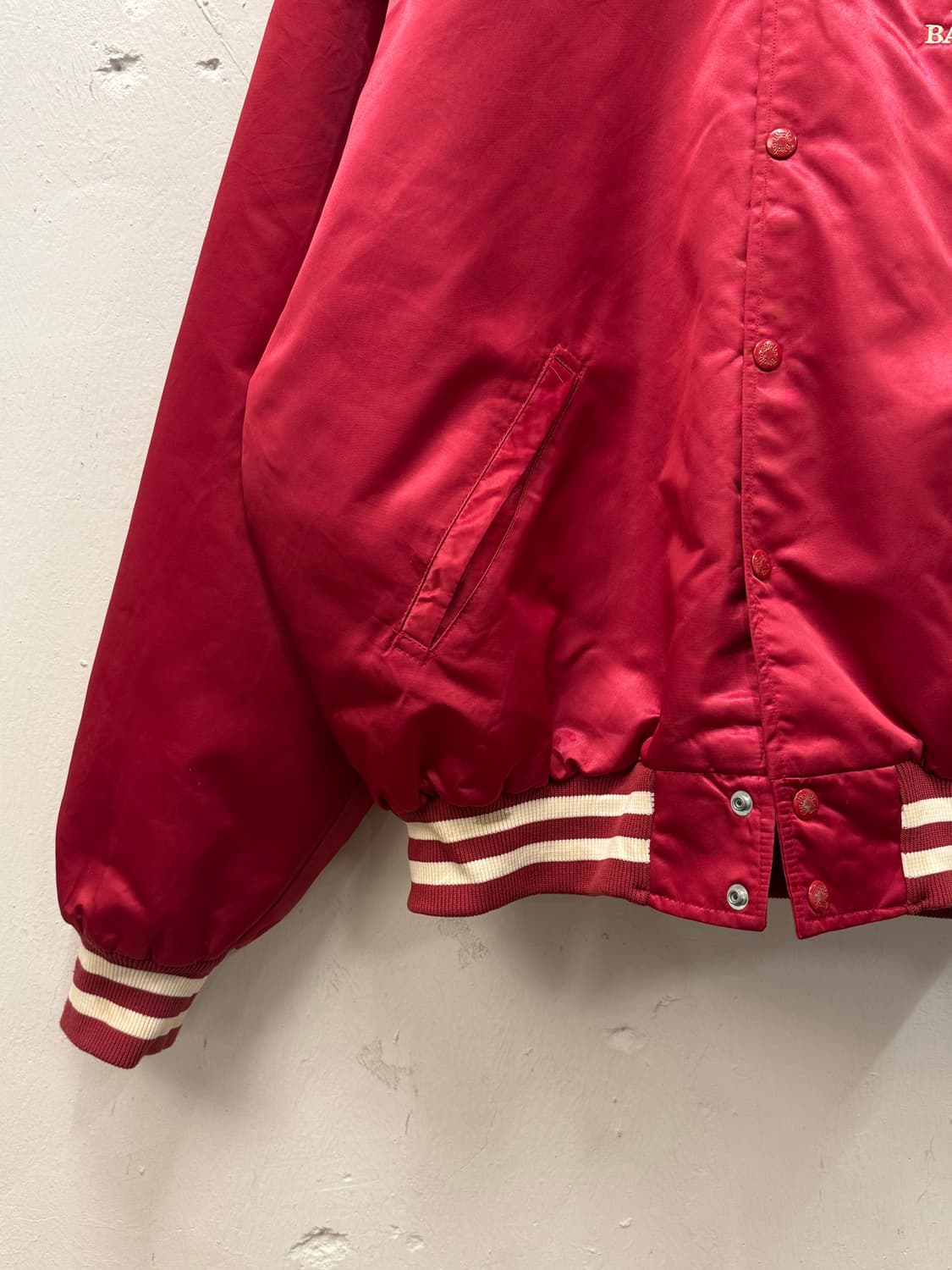 XL) 90s USA BIRDIE Vintage Nylon Varsity 상품이미지4