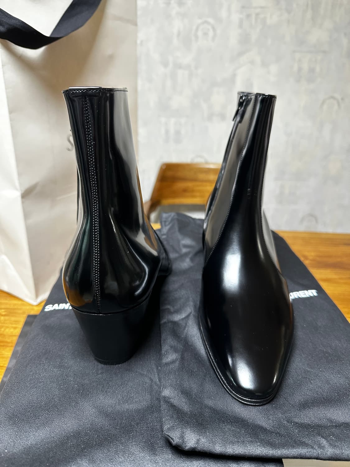 남성 생로랑 바실리 앵클 부츠 상품이미지5