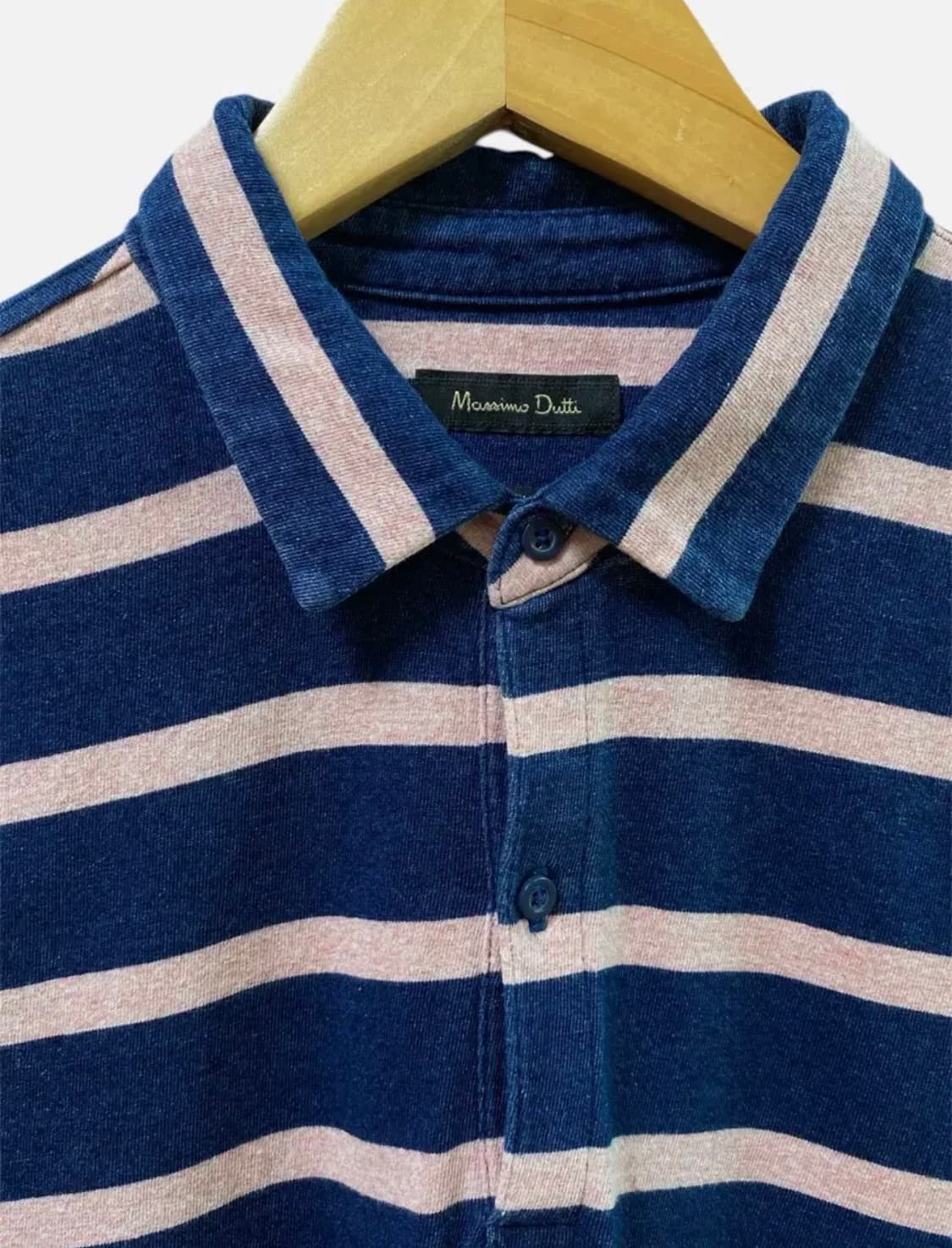 마시모두띠 네이비 스트라이프 반팔티 M 상품이미지4