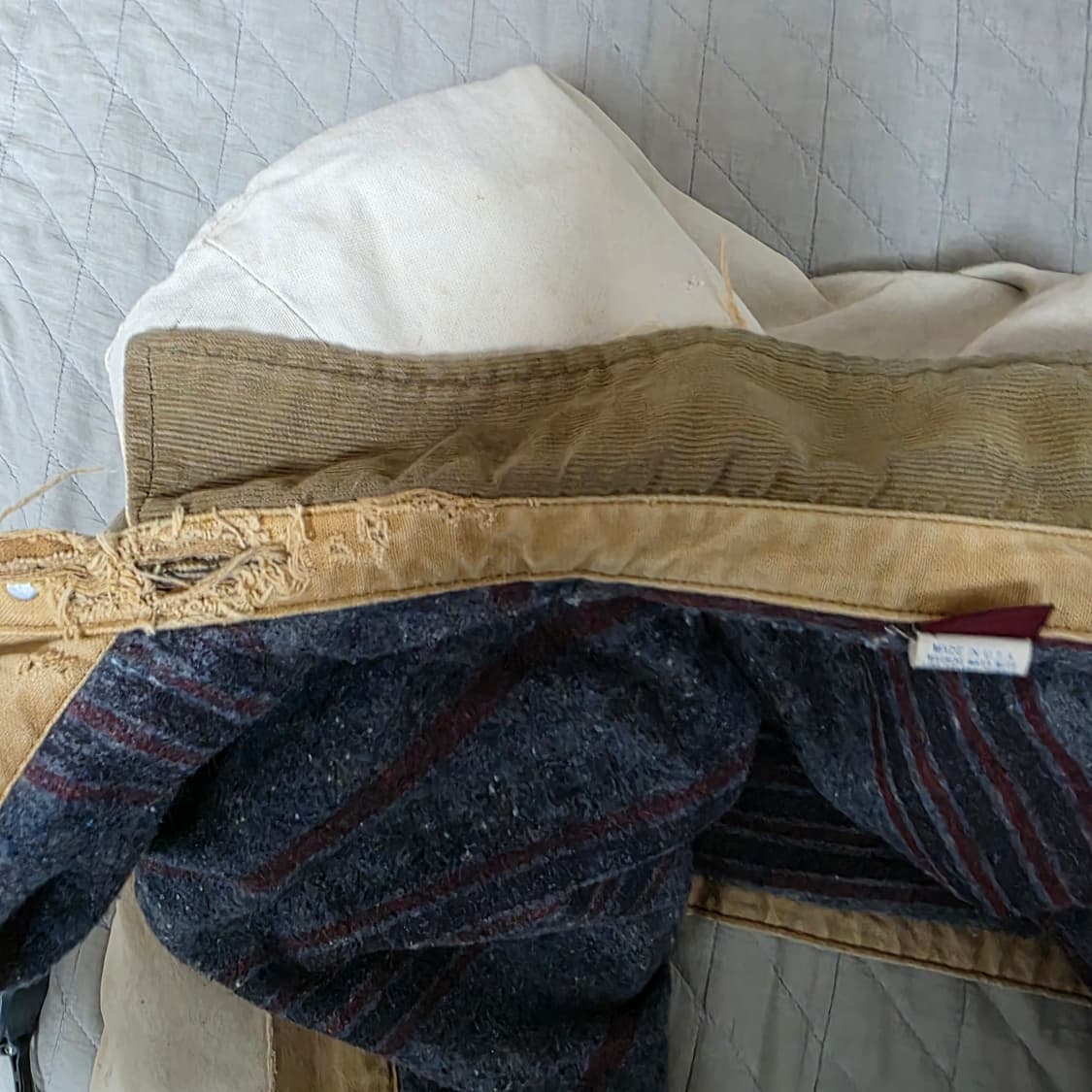 [44] 80s 빈티지 빅벤 BIG BEN 트래쉬드 하드페이드 초어자켓 상품이미지5