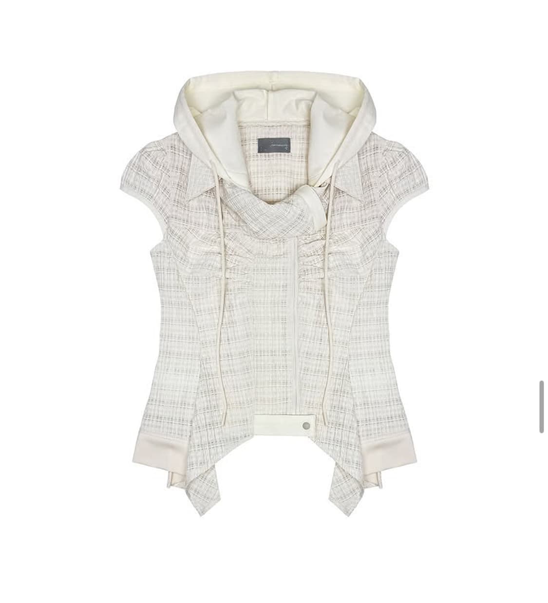 Differentis hooded zip shirt cream 상품이미지1