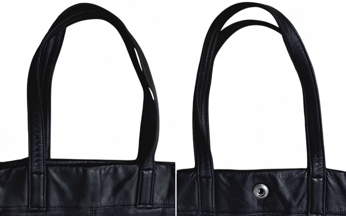 요지 야마모토 와이즈 소가죽 토트백 상품이미지6