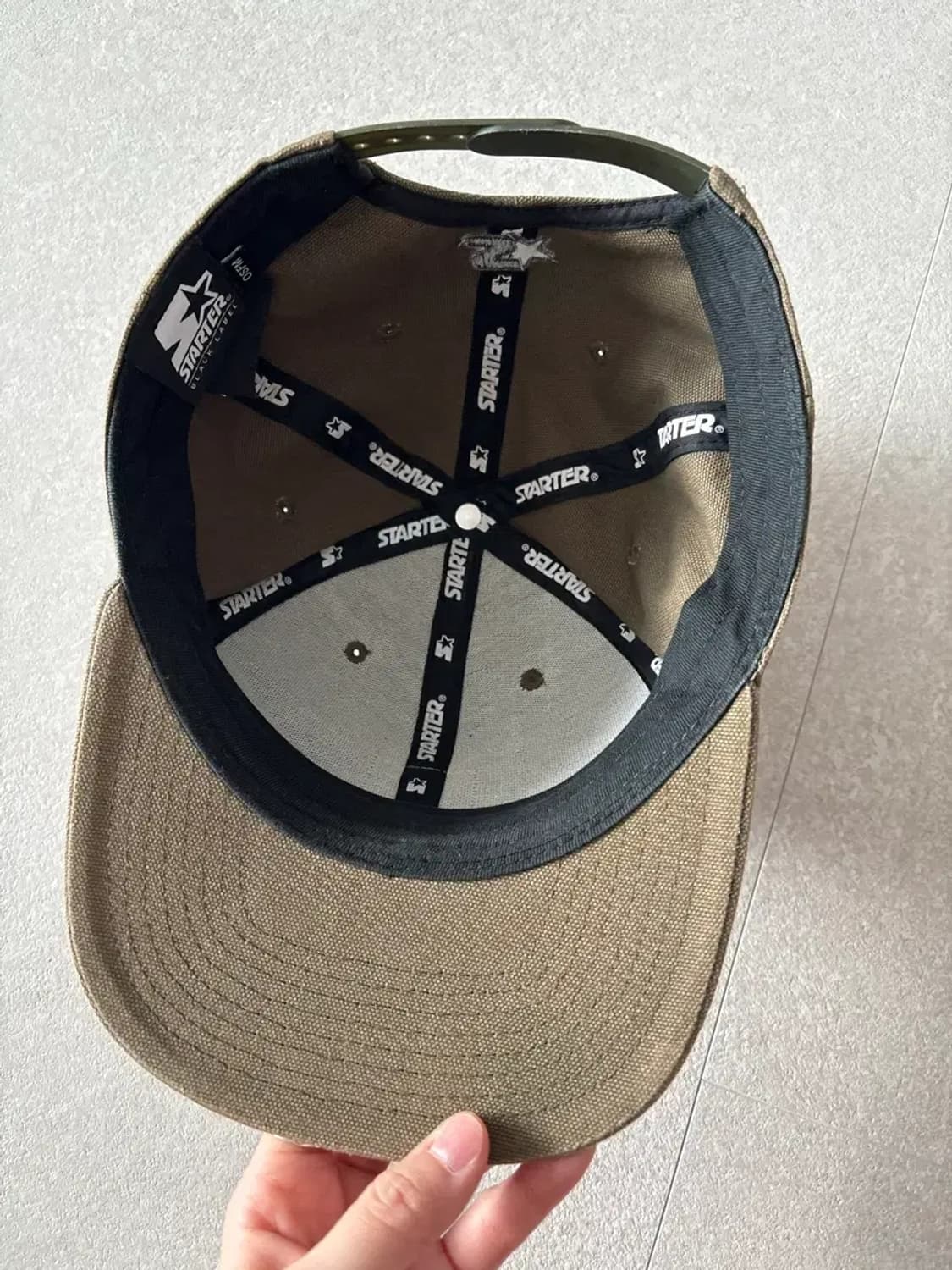 칼하트 X 스타터 스냅백 모자 캡 상품이미지2