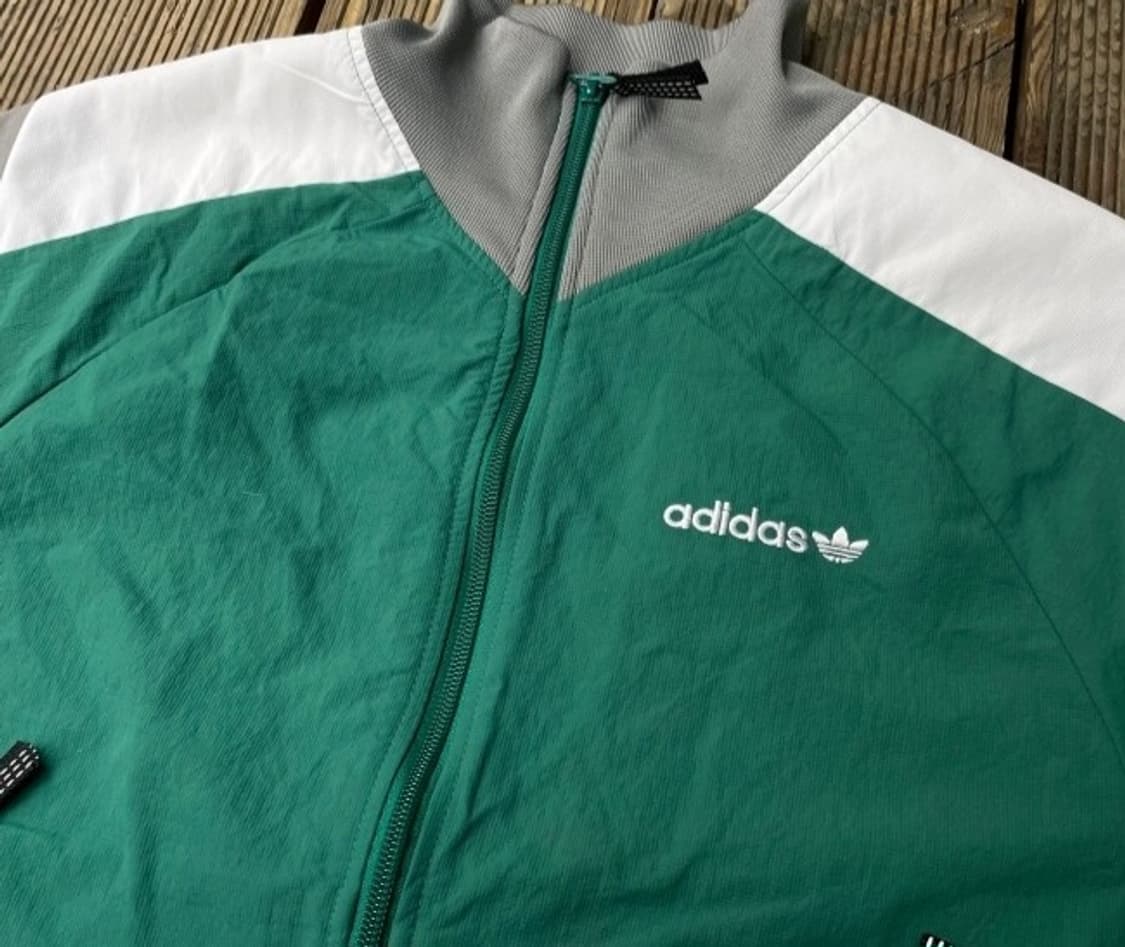 아디다스 희귀 초흰 그린 화이트 트랙탑 져지집업 90/S 상품이미지2