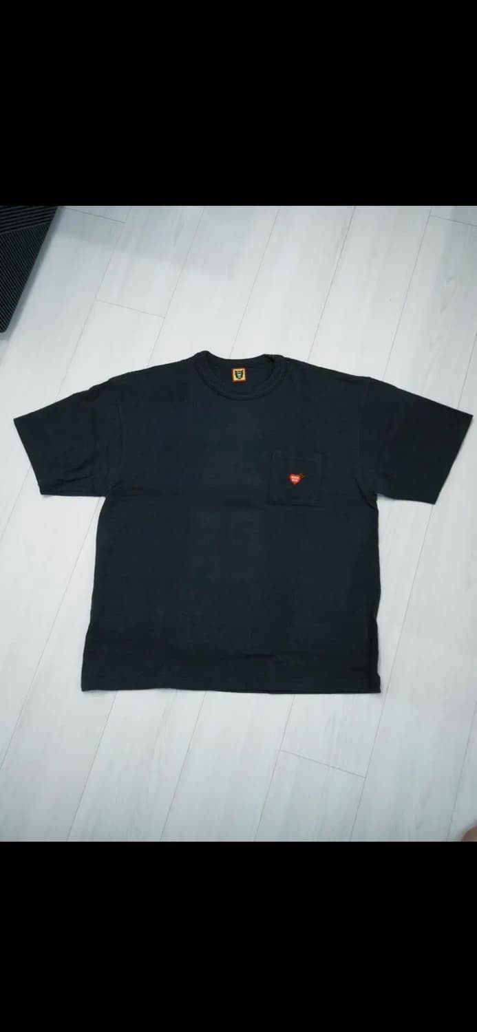 휴먼메이드 포켓 티셔츠 블랙 xxl 사이즈 입니다 상품이미지1
