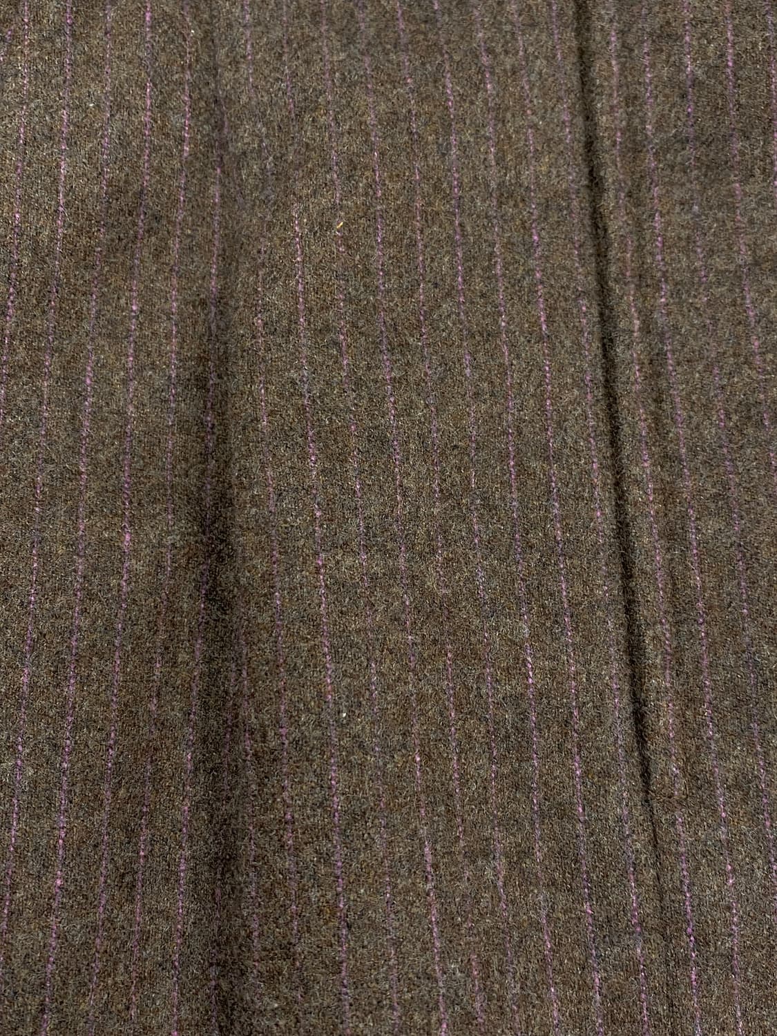 브라운 핑크 스트라이프 울스커트 상품이미지3