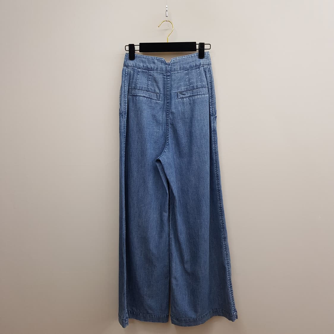 한섬 마인 2024 하이웨스트 플랩 와이드 팬츠 61-90사이즈 상품이미지5