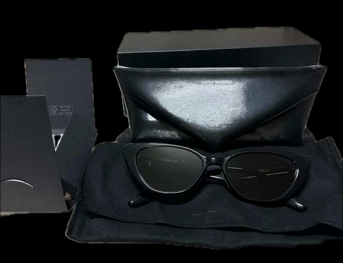 젠틀몬스터 크렐라01 선글라스 블랙 상품이미지2