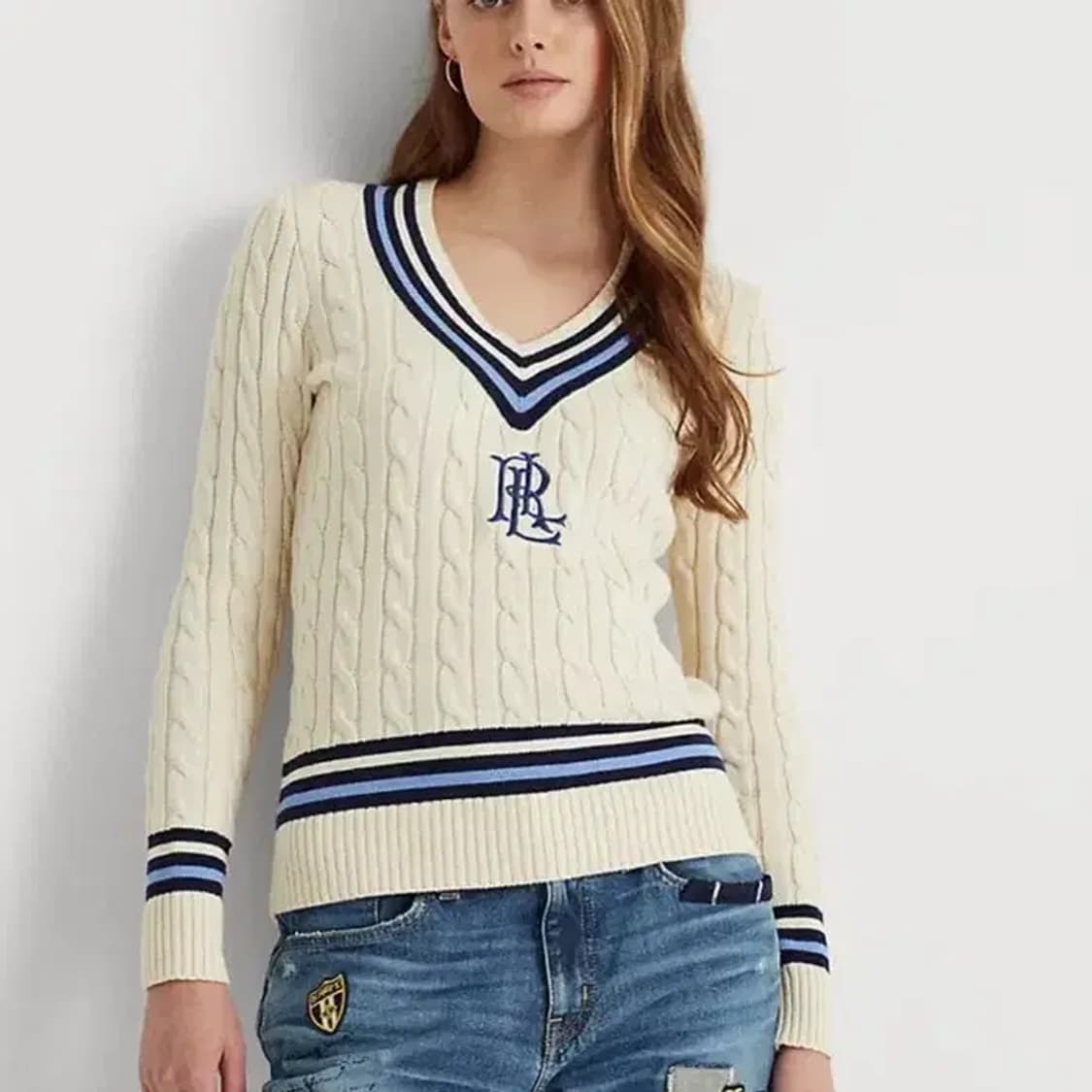 로렌 랄프로렌 크리켓 케이블 니트 스웨터 ~55 상품이미지1