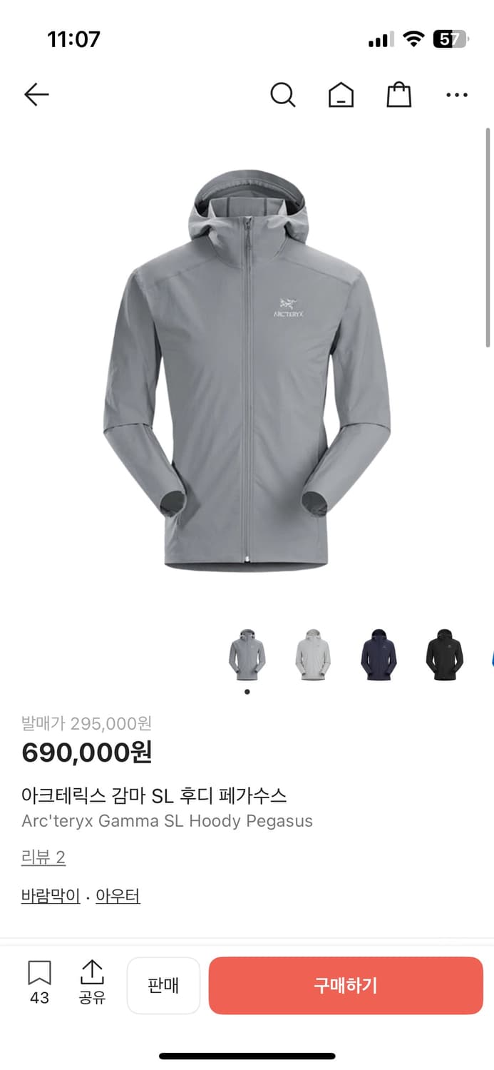 아크테릭스 감마 SL 페가수스 상품이미지4