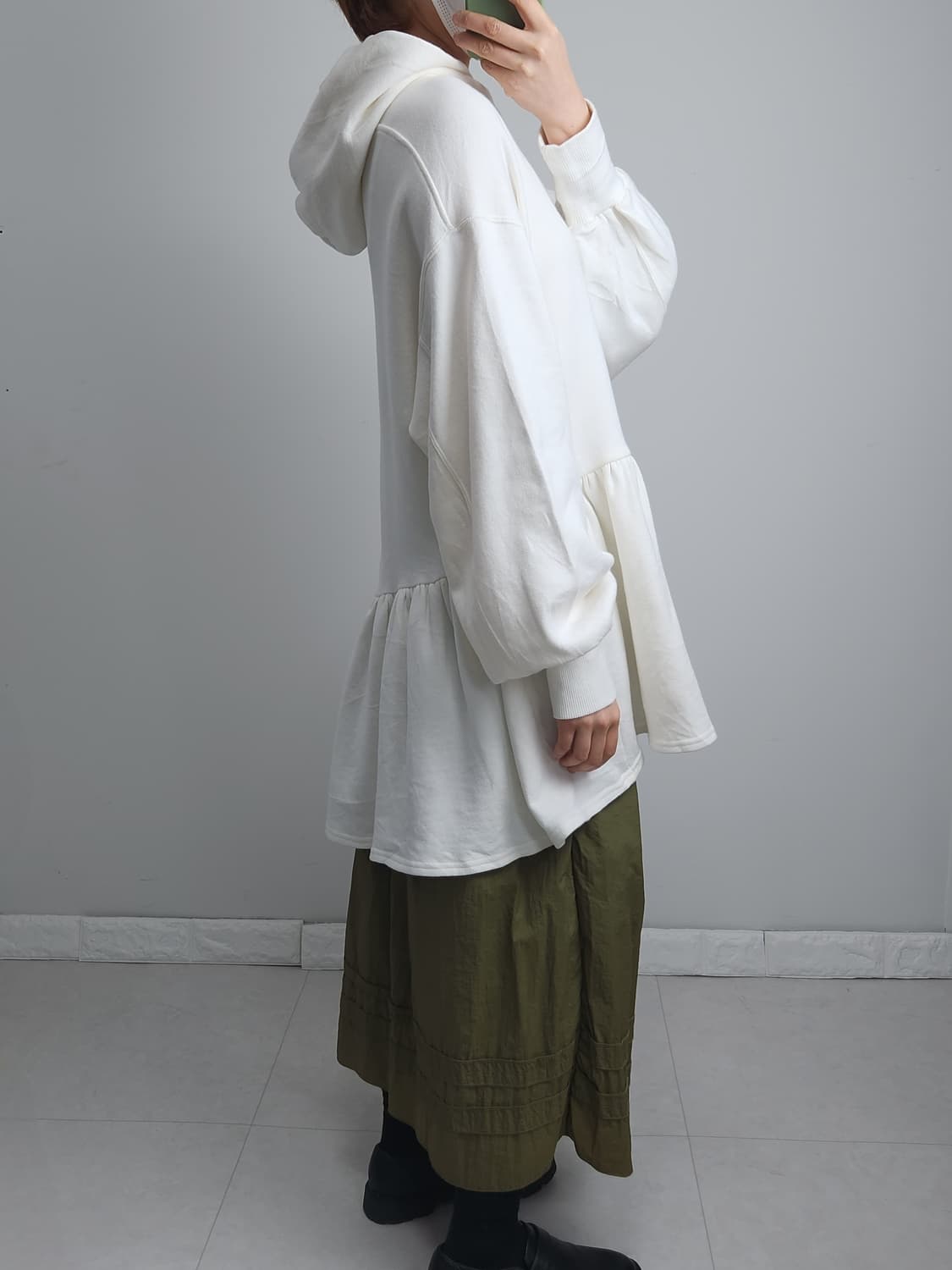 (FURFUR)캉캉 언발 롱 후드 상품이미지4