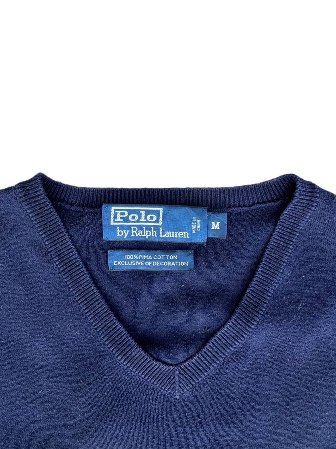 PRL v neck cotton knit vest 상품이미지4