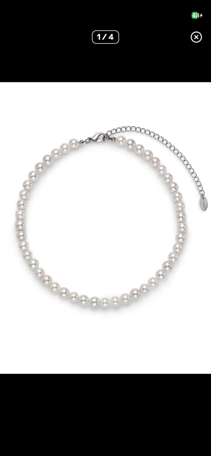 ag47 진주목걸이 8mm 상품이미지2