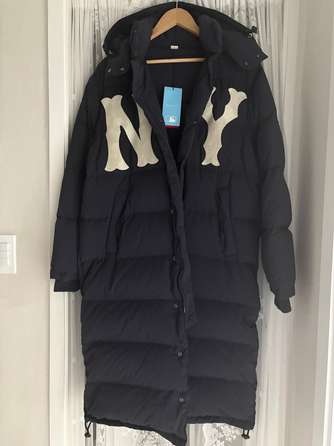 구찌 MLB 콜라보 롱 패딩 상품이미지1