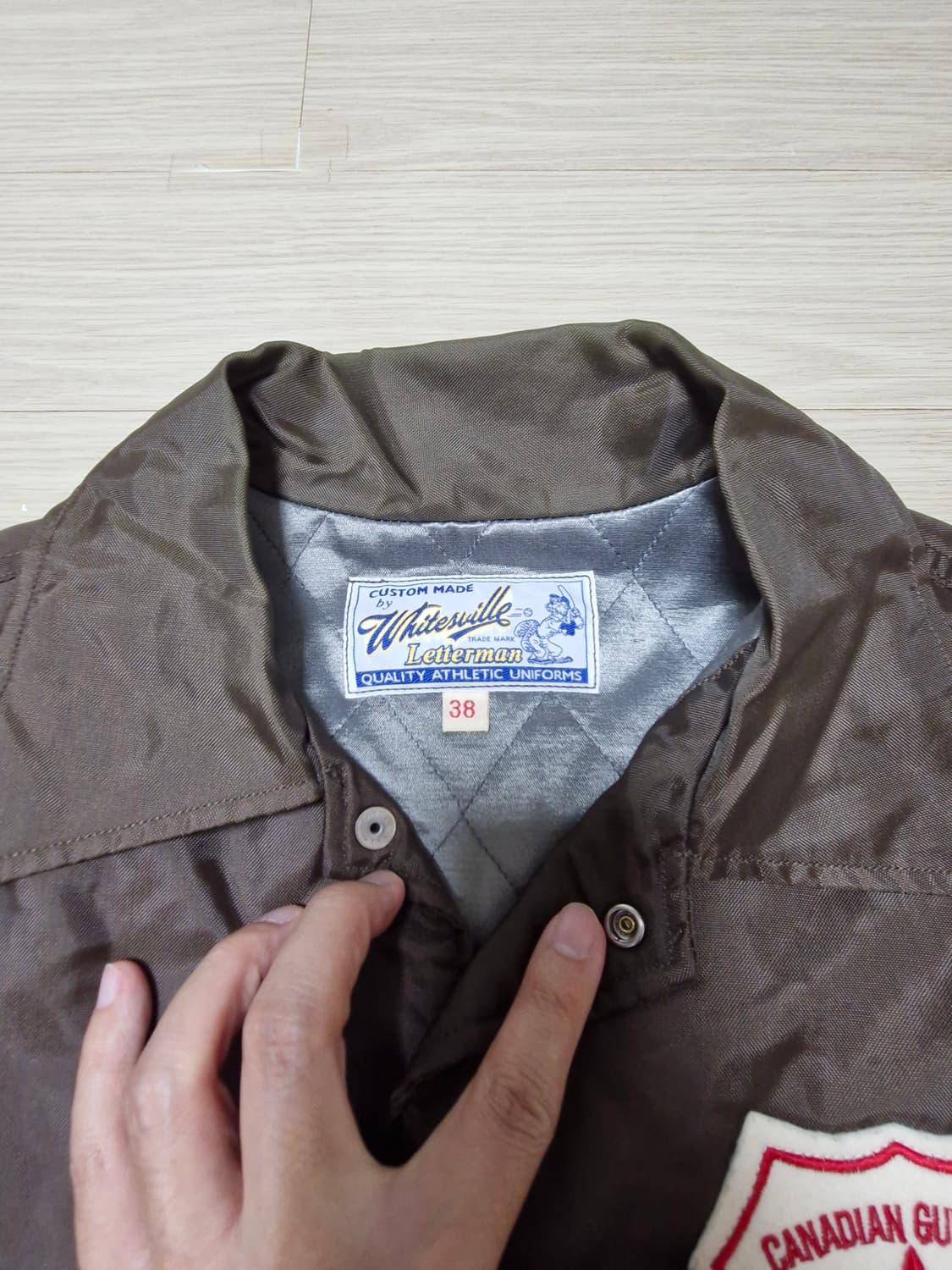 [L] 화이츠빌 WHITESVILLE letterman 코치 자켓 상품이미지3