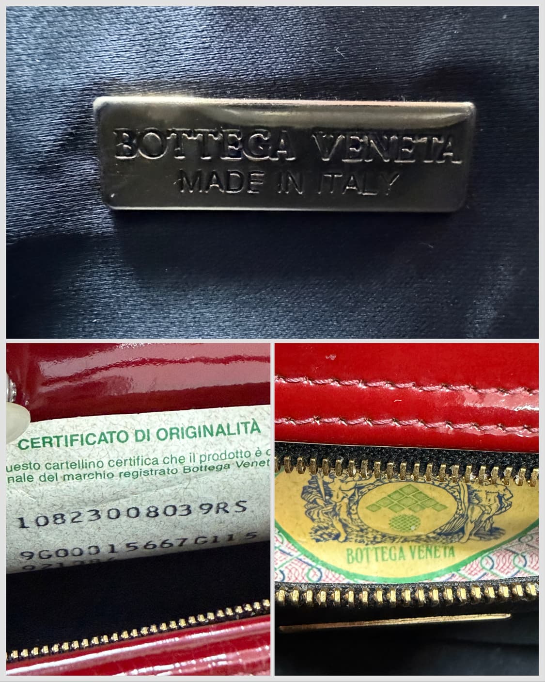 보테가베네타 빈티지 인트레치아토 페이턴트 탑 핸들 상품이미지10