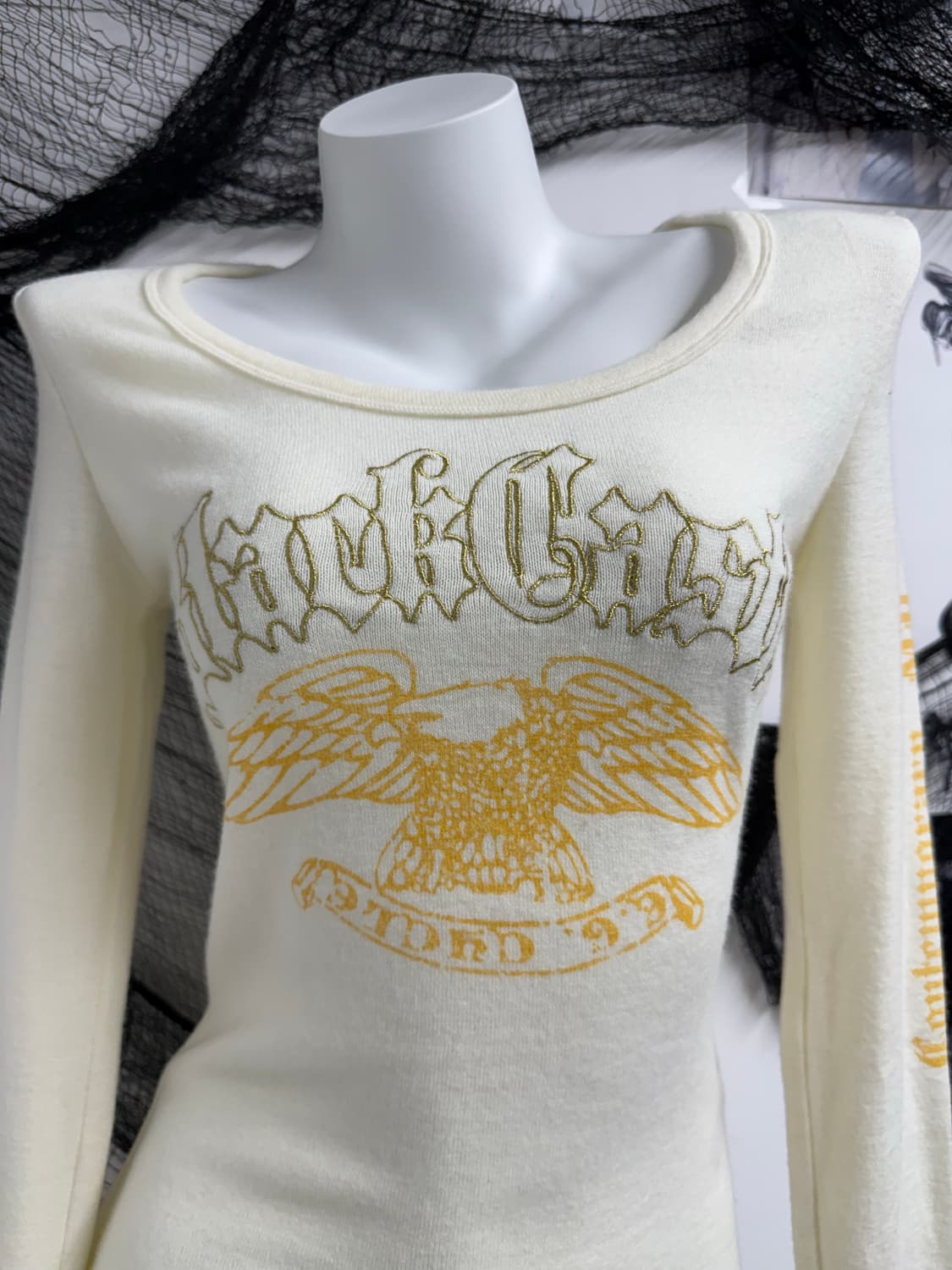 00s punk cross detailed longsleeve knit 상품이미지5