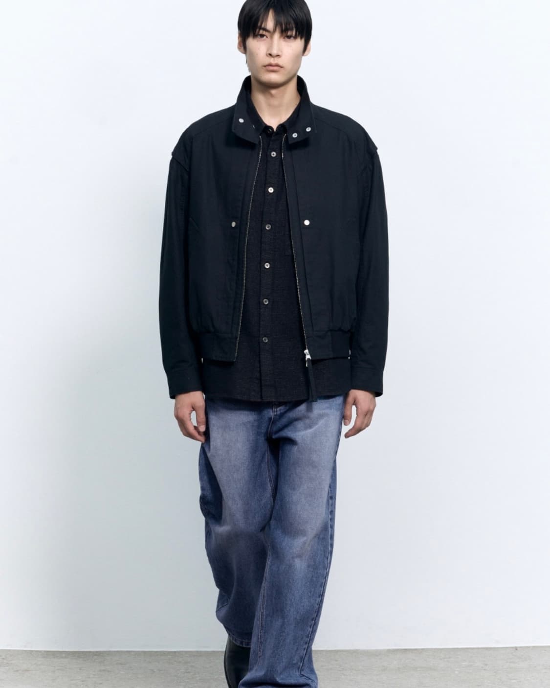 인사일런스 워시드 아스트로 자켓 BLACK 상품이미지5