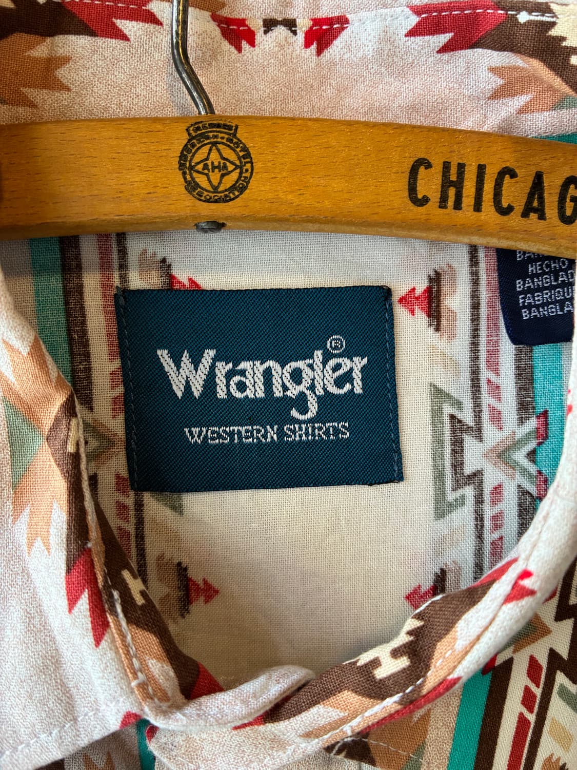 Vintage Wrangler Western Pattern Shirt 상품이미지2
