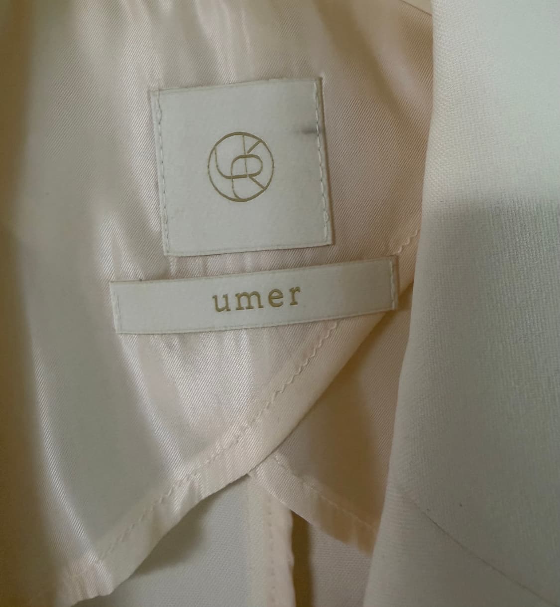 umer 유메르 뉴카라 숏자켓 크림 상품이미지5