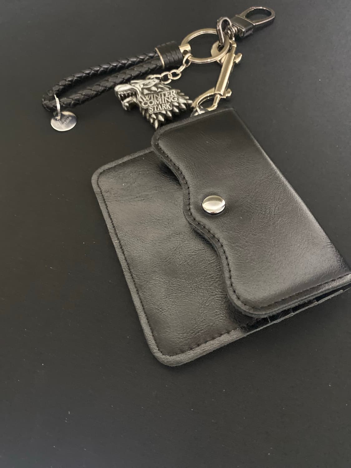 블랙 카드지갑 키링 상품이미지3