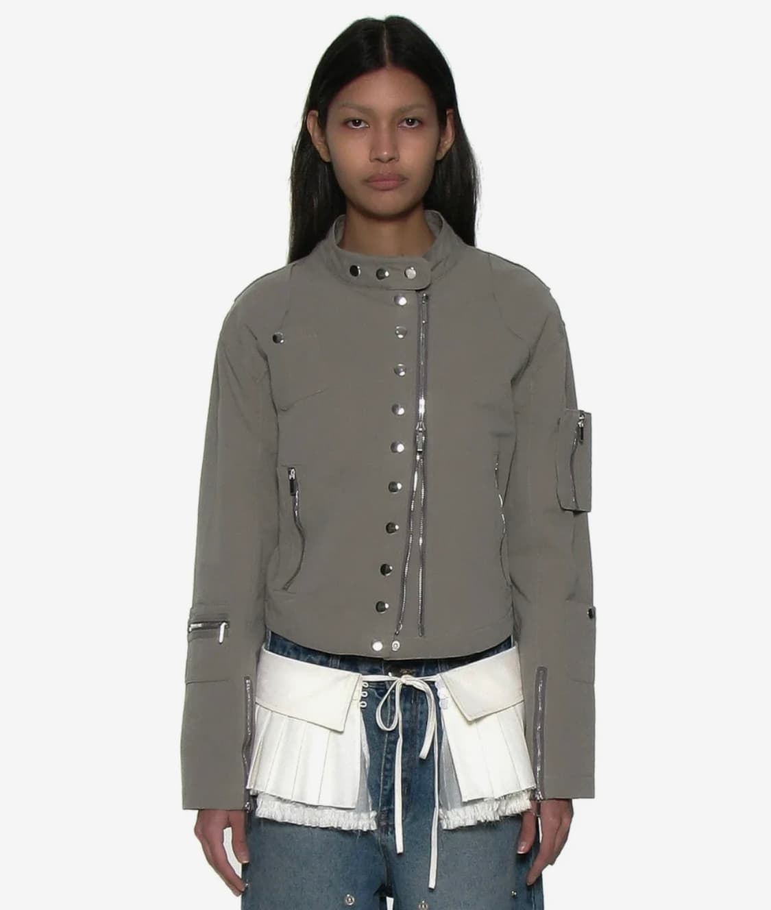 파르티멘토 우먼 바이커 자켓 상품이미지1