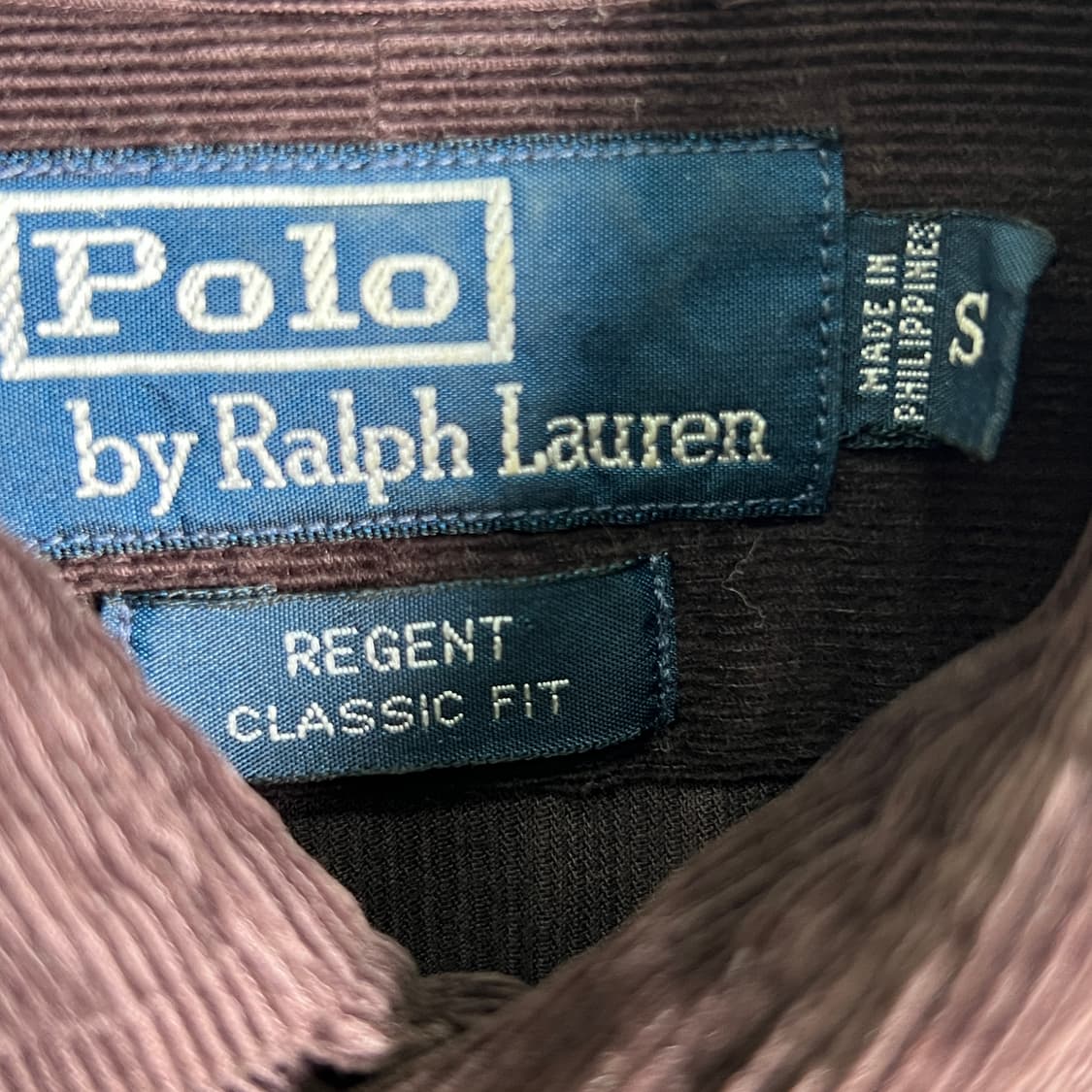 폴로 랄프로렌 브라운 코듀로이 셔츠 S 상품이미지3