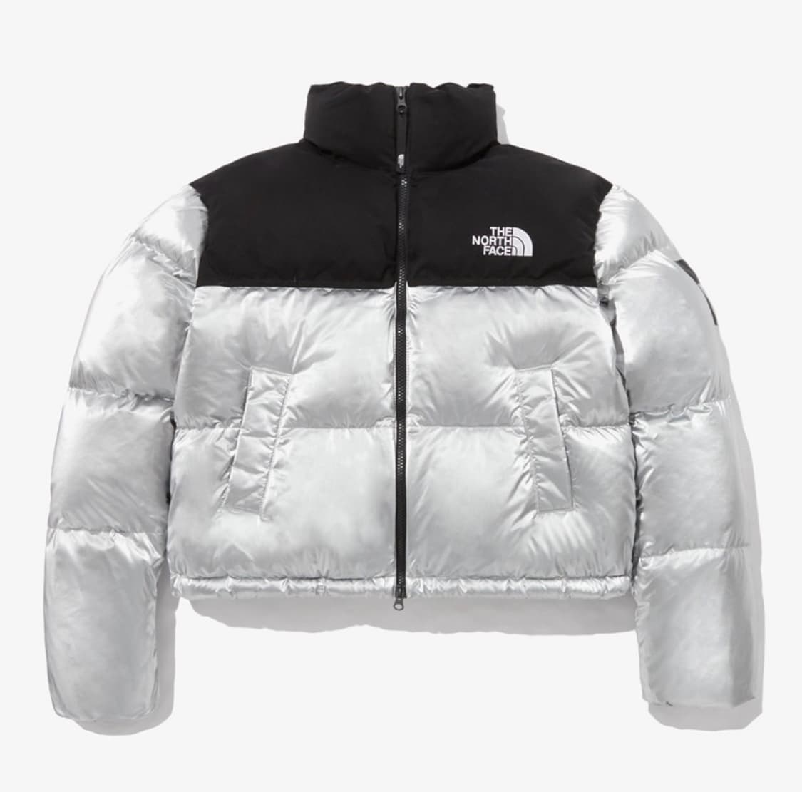 노스페이스 화이트 라벨 눕시 다운 자켓 SE 실버 상품이미지1