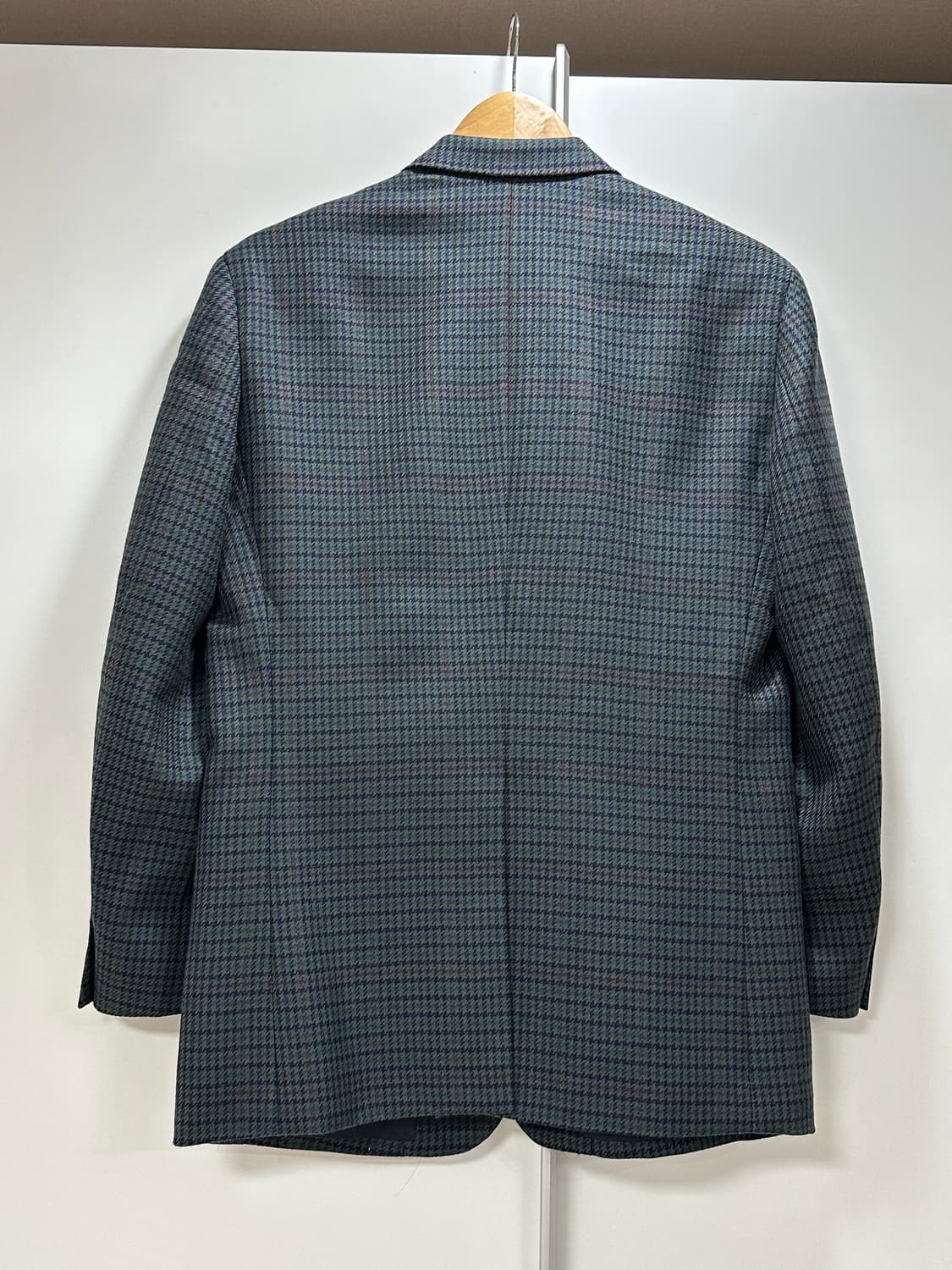 빈티지 체크 울100 자켓  상품이미지5