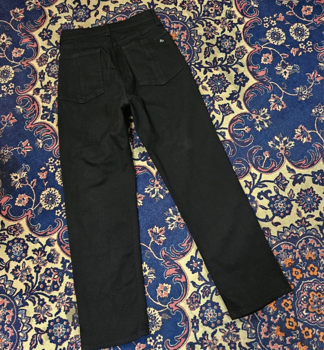 Rag&bone 슬림 테이퍼드 하이웨스트 블랙진 상품이미지2