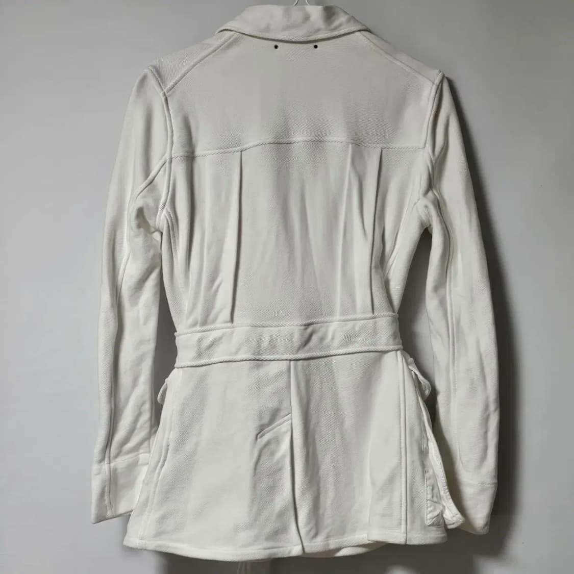 정품)55/S/폴로 랄프로렌 화이트 벨트 자켓 상품이미지2