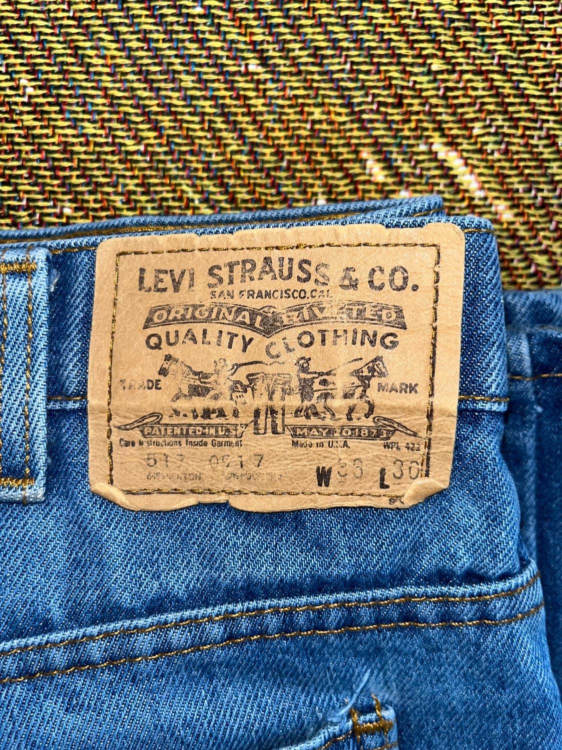 80s made in usa 517 오렌지탭 36 30 상품이미지8