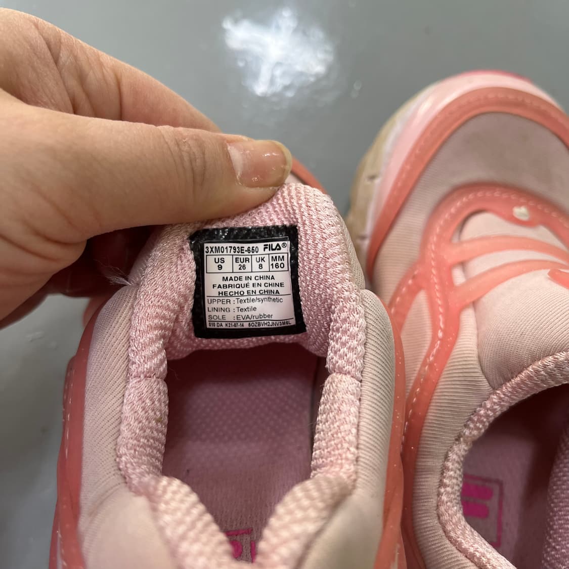 160 휠라 키즈 이글 라이트 운동화 0406M 상품이미지7